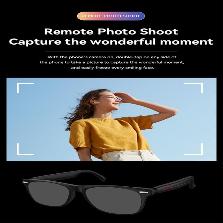 D13 Smart Glasses, Support Bluetooth Call / Bluetooth Music / Remote Control Photo(White) by bashfashion