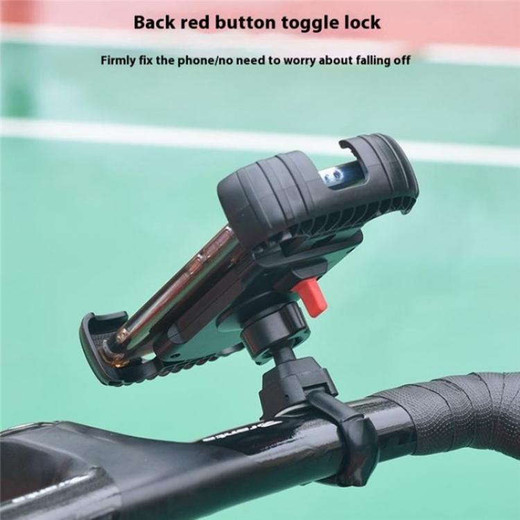 Z012 360 Degree Rotation Motorcycle Bicycle Handlebar Rearview Mirror Phone Mount(Handlebar) by bashfashion