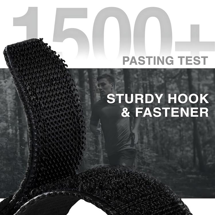 For Samsung Galaxy Watch8 / Watch8 Classic Two Sections Nylon Hook And Loop Fastener Watch Band(Black) by bashfashion