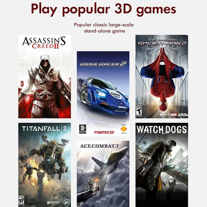 GD10 32G Built-In 10000+ Games Dual System Set-Top Box 3D Home 4K HD TV Game Console Box EU Plug(Black) by ANBERNIC