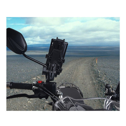 Motorcycle Multi-Function Mobile Phone Holder Adjustable Universal Locomotive Riding Anti-Shake Fixed Equipment(All-rounder Y) by bashfashion