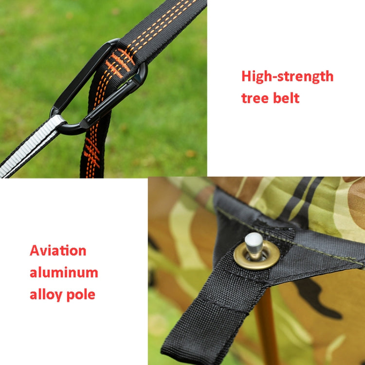 Anti-Rollover Automatic Quick-Opening Mosquito Net Hammock Outdoor Camping Double Anti-Mosquito Hammock, Size: 290x140cm(Green) by bashfashion