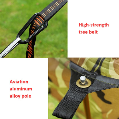 Anti-Rollover Automatic Quick-Opening Mosquito Net Hammock Outdoor Camping Double Anti-Mosquito Hammock, Size: 290x140cm(Green) by bashfashion