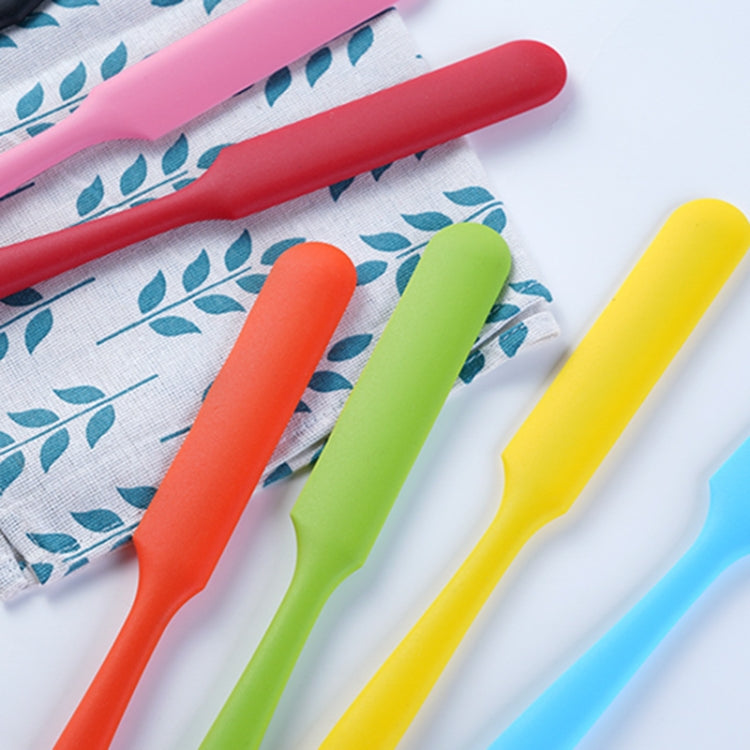 Long Silicone Spatula Butter Cake Cream Scraper Baking Tool(Blue) by bashfashion