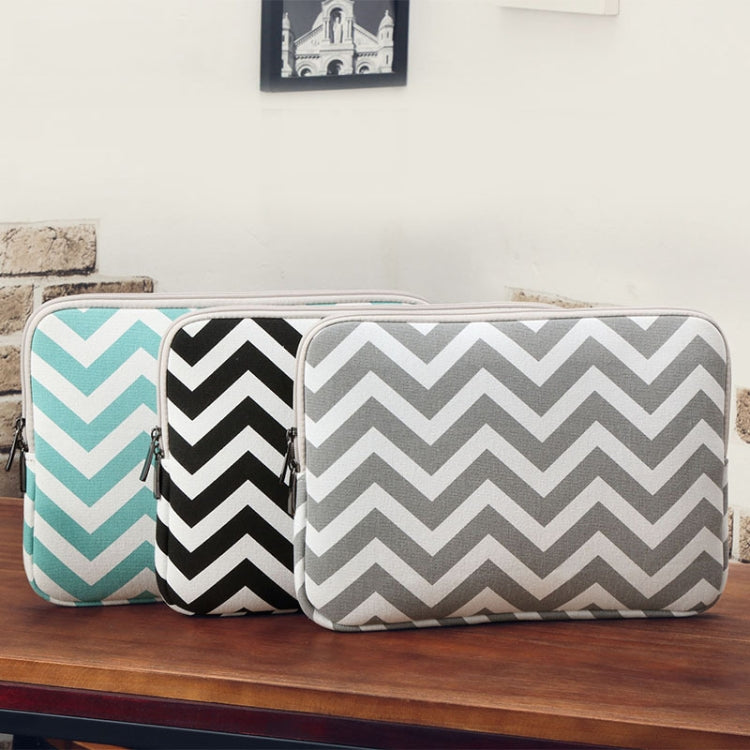 LiSEN LS-525 Wavy Pattern Notebook Liner Bag, Size: 13 inches(Black) by LiSEN