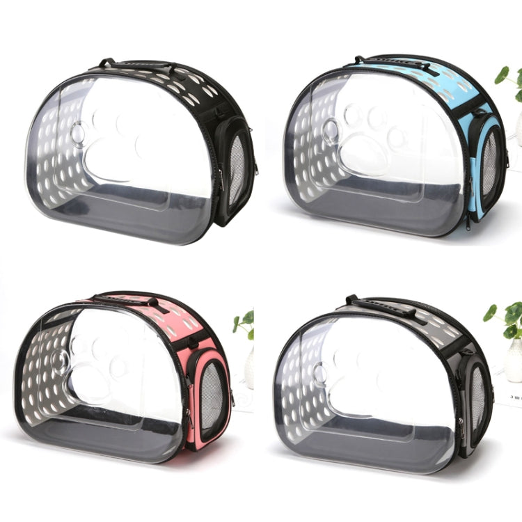 Pet Transparent Space Capsule Outing Package, Size: Small(Blue) by bashfashion