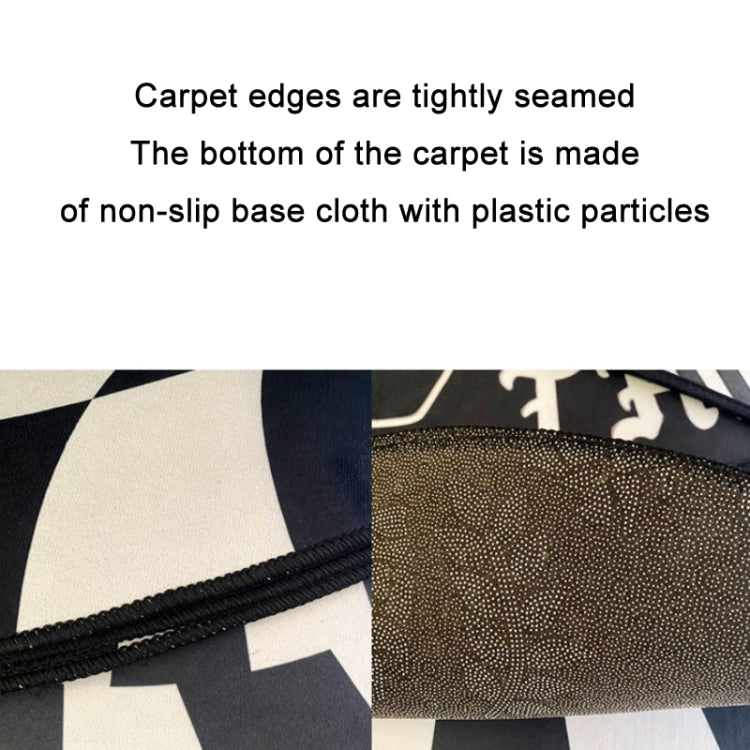 3D Stereo Rectangular Visual Geometric Living Room Carpet, Size: 80x160cm(12) by bashfashion