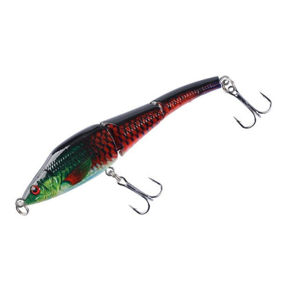 LB22 9.5cm/8.9g Multi-section VIB Plastic Hard Lures Painted Bionic Lures(6) by bashfashion