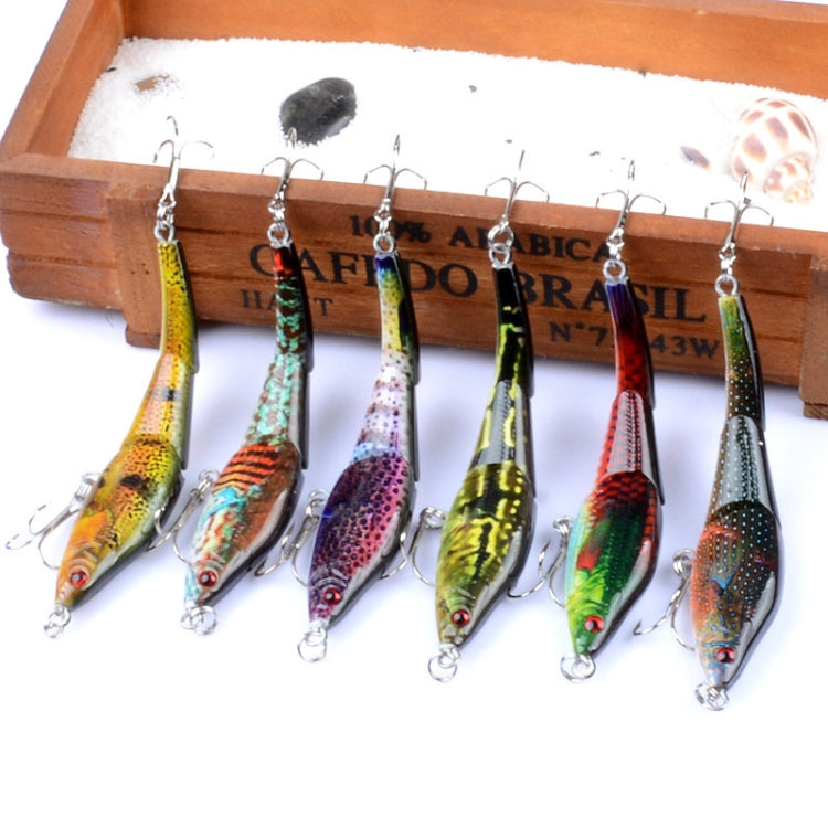 LB22 9.5cm/8.9g Multi-section VIB Plastic Hard Lures Painted Bionic Lures(6) by bashfashion