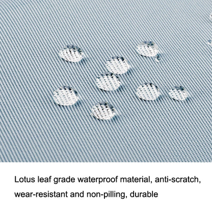 15.6 inch Computer Handheld Messenger Bag For Apple MacBook / Huawei / Xiaomi / Basne(Ladder tape light blue+gray PU power package) by bashfashion