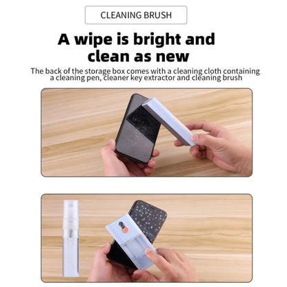 Q6S 10-in-1 Bluetooth Headphone Cleaning Pen Mobile Computer Keyboard Screen Digital Camera Cleaning Kit(Blue) by bashfashion