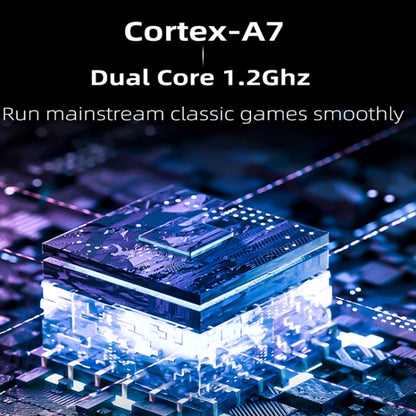 Miyoo Mini Plus 3.5 Inch IPS Screen Retro Handheld Game Console 128GB 25K Games(White) by bashfashion