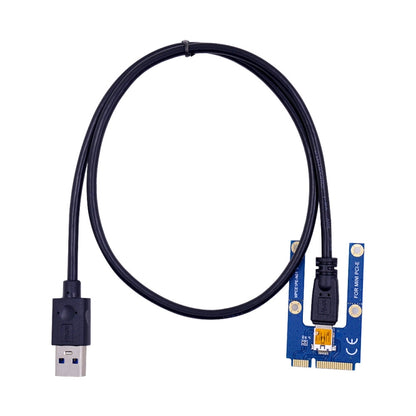 PCE164P-N03 VER006C Mini PCI-E 1X To 16X Riser For Laptop External Image Card, Spec: Blackboard 6pin by bashfashion