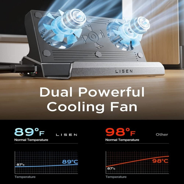 9 -in -1 For ASUS ROG Ally 100W PD Charging Game Console Stand Multifunctional USB 3.0 Docking Station by bashfashion