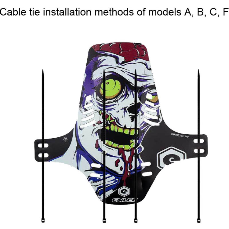 ENLEE E19001 Bicycle Front And Rear Universal Fenders Mountain Bike Mini Shield, Model: A Model by ENLEE
