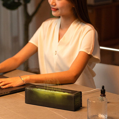 Lava Flame Aromatherapy Machine Air Atomizing Humidifier With Colorful Light, Model: DQ709 Pro White by bashfashion