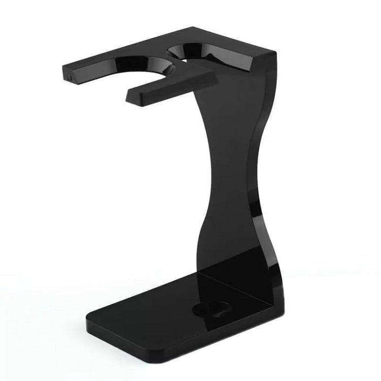 3pcs /Set Men Foam Manual Wooden Handle Beard Brush Set, Color: Nylon Wool Silver by bashfashion