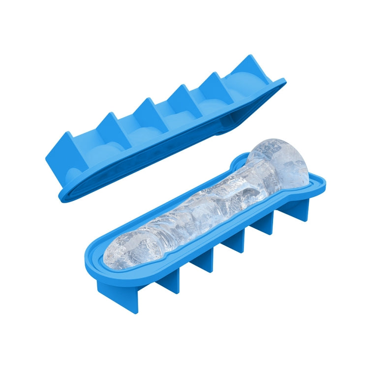 Large Silicone Spoof Ice Lattice Mold With Lid Ice Maker Self-Sealing Ice Molds(Brown) by bashfashion