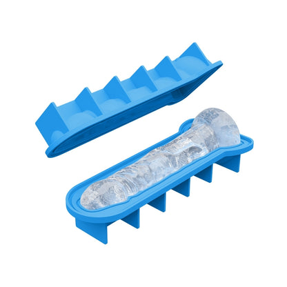 Large Silicone Spoof Ice Lattice Mold With Lid Ice Maker Self-Sealing Ice Molds(Brown) by bashfashion