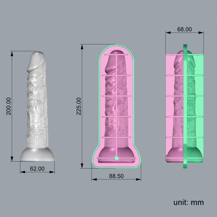 Large Silicone Spoof Ice Lattice Mold With Lid Ice Maker Self-Sealing Ice Molds(Brown) by bashfashion