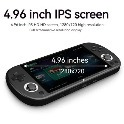 Trimui Smart Pro 4.96 Inch IPS Screen Handheld Game Console Open Source Linux System 256G(White) by Trimui