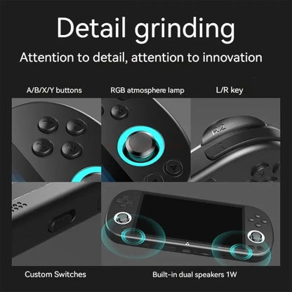 Trimui Smart Pro 4.96 Inch IPS Screen Handheld Game Console Open Source Linux System 128G(Grey) by Trimui