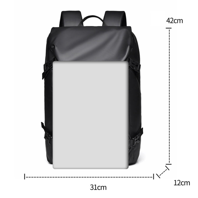 WEPOWER Men Double Shoulder Bag Large-capacity Computer Bag Traveling Backpack(Grey) by WEPOWER