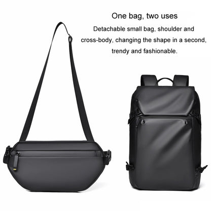 WEPOWER Men Double Shoulder Bag Large-capacity Computer Bag Traveling Backpack(Grey) by WEPOWER