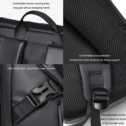 WEPOWER Men Double Shoulder Bag Large-capacity Computer Bag Traveling Backpack(Grey) by WEPOWER