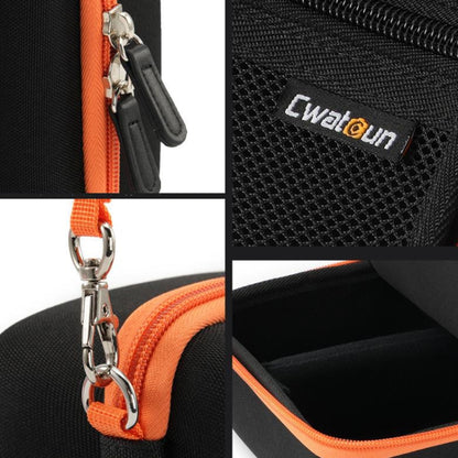 Cwatcun D156 Large Portable Storage Bag Small Microslice Hard Shell Camera Bag(Strawberry Pink) by Cwatcun