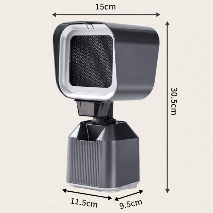 Desktop Range Hood Barbecue Small Movable Liftable Extractor Hood 2 Wind Speeds Adjust EU Plug by bashfashion