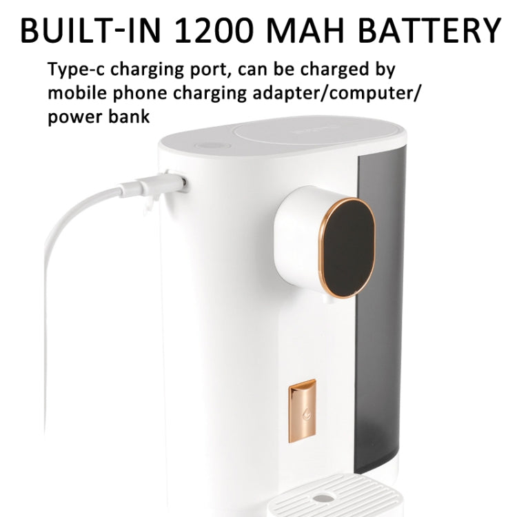 600ml Automatic Mouthwash Dispenser 4 Levels Quantitative with 2 Cups(Navy Blue) by bashfashion