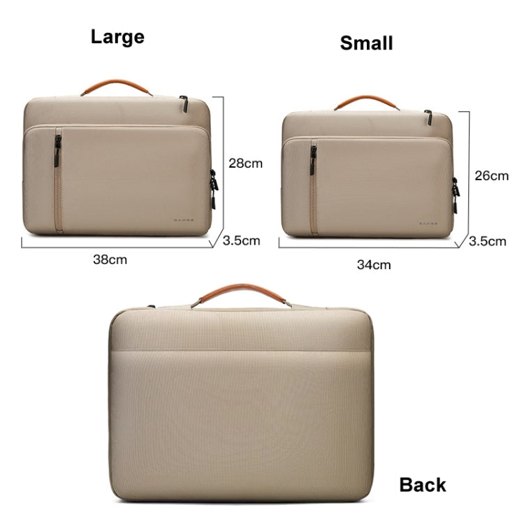 BANGE BG-6802 Laptop Bag Notebook Protective Case, Color: Khaki Large by BANGE