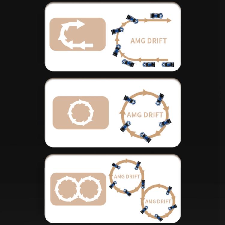 1:43 Full Scale Mini 4WD Drifting Charging Remote Control Car, Color: 4304G Silver GTR With Gyroscope by bashfashion