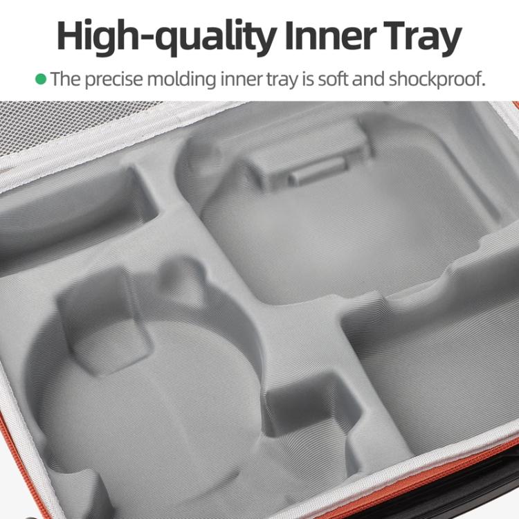 For DJI Flip Sunnylife FP-B958 Storage Bag Vlog Aerial Camera Protective Case Accessory(Orange) by Sunnylife