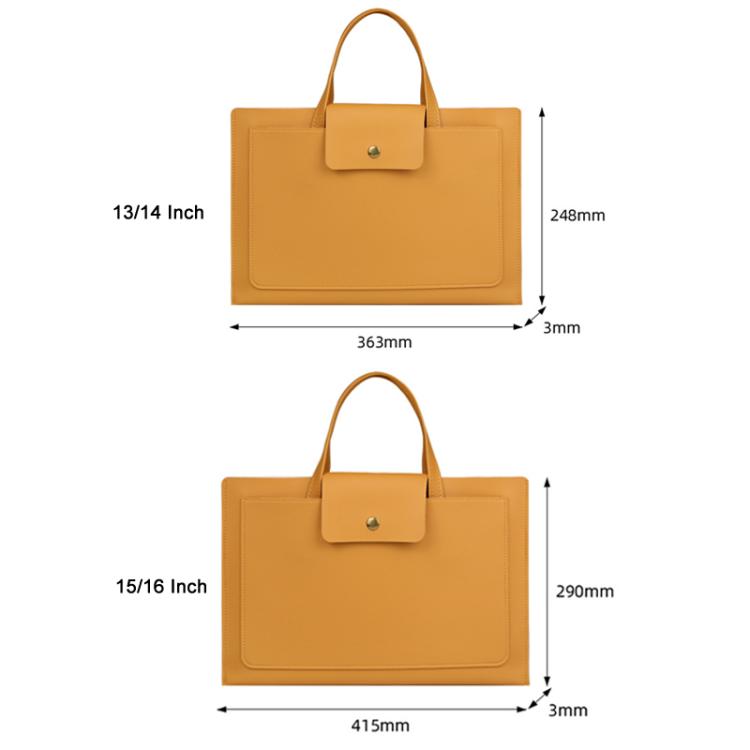 Laptop Computer Handbag For Ipad Macbook Lenovo Huawei Computer Inner Bag Briefcase, Spec: 13/14 inch(Pink) by bashfashion