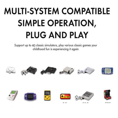 M10 Pro 4K TV Game Player 3D HD Retro Video Game Console 256G With Charged Controller by bashfashion