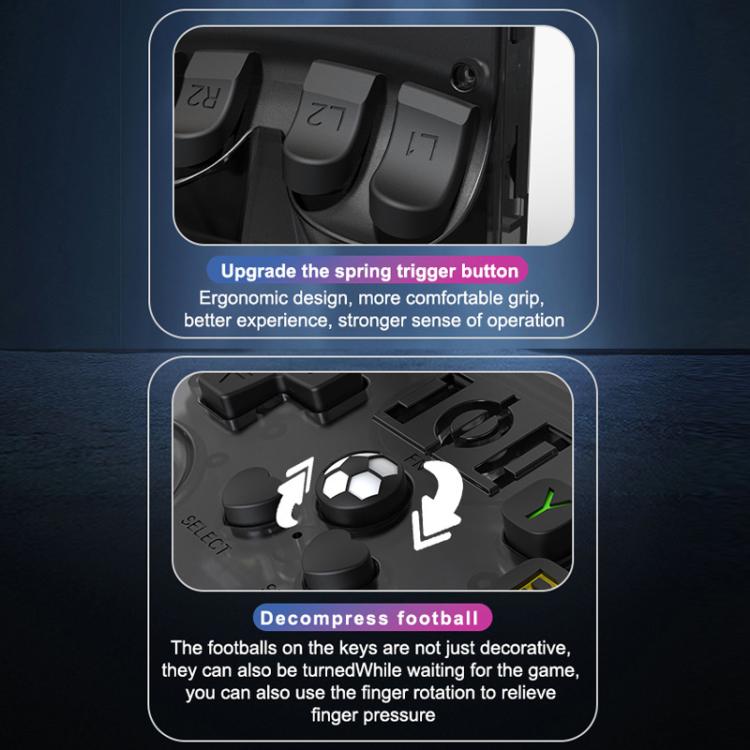 Portable Open Source GBA/FC Arcade Handheld Game Console, Size: 64G(White) by bashfashion