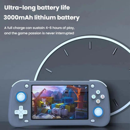 XF43 Retro Handheld Game Console Open Source 4.3 Inch Large Screen Gaming Video Players Console 128G(Black) by bashfashion