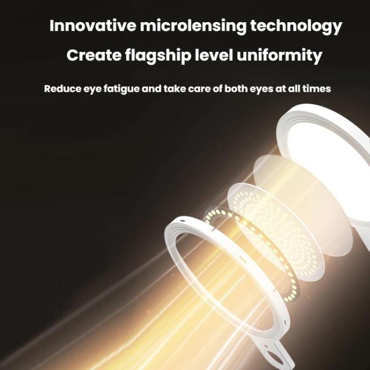 LED Desk Lamp Children Study Reading Eye-Protecting Bedside Light, Specification: Dual-use With Clock Display by bashfashion